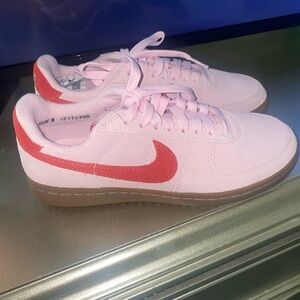 Nike Pink and Red Interior Suede Trainer